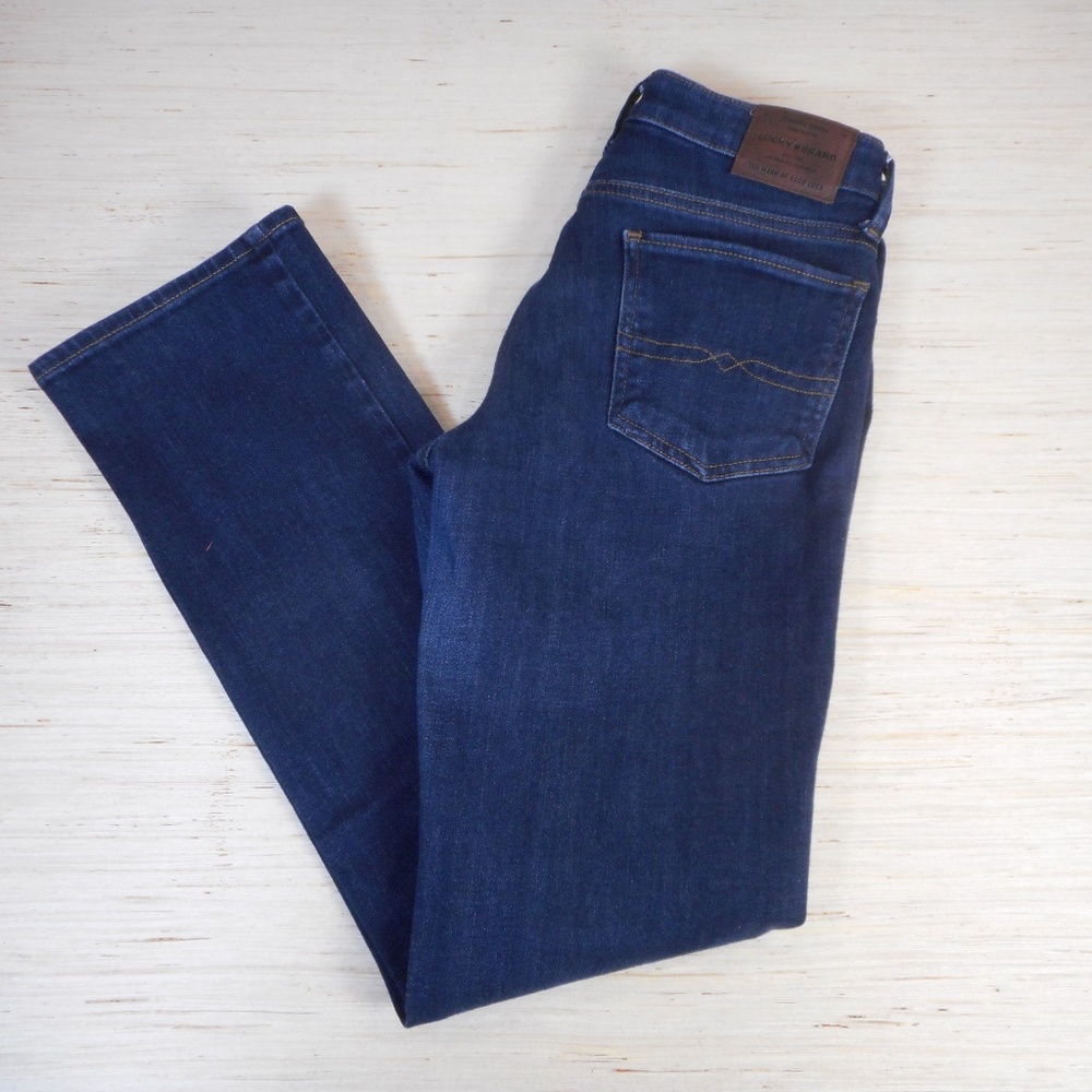 Lucky Brand Sweet Straight Women’s Jeans Size 4/27 | Dark Wash Mid Rise Regular